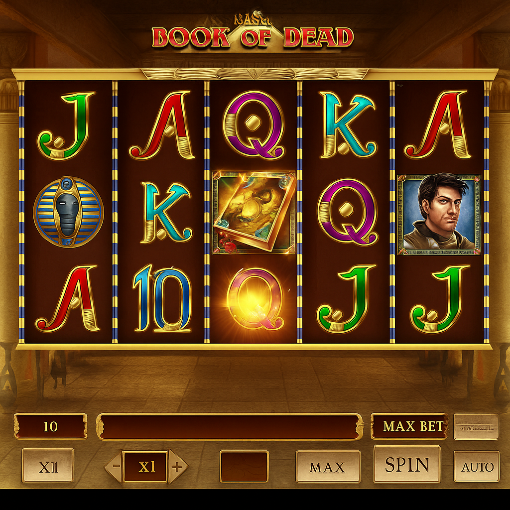 LunuBet - Book of Dead Slot Game - High Volatility Free Spins