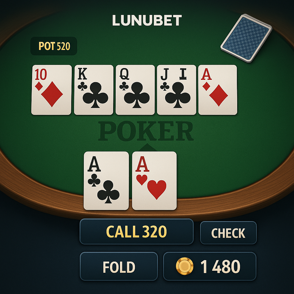 LunuBet - Poker Table Game - Texas Hold'em Variant